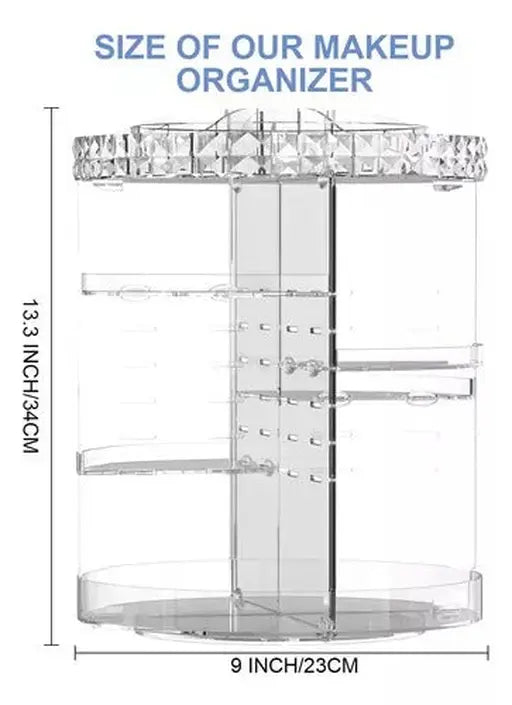 Organizador de Maquillaje Giratorio 360° GlowSpin Organizer™