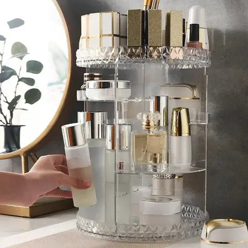 Organizador de Maquillaje Giratorio 360° GlowSpin Organizer™