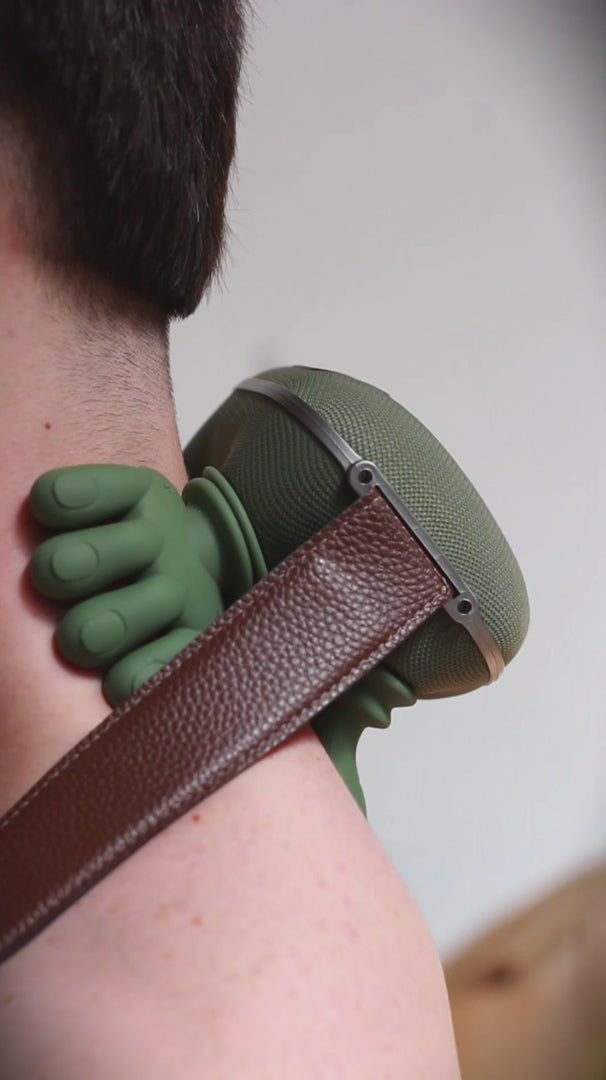 MASAJEADOR DE CUELLO Y ESPALDA CON CALOR NECKHAND™